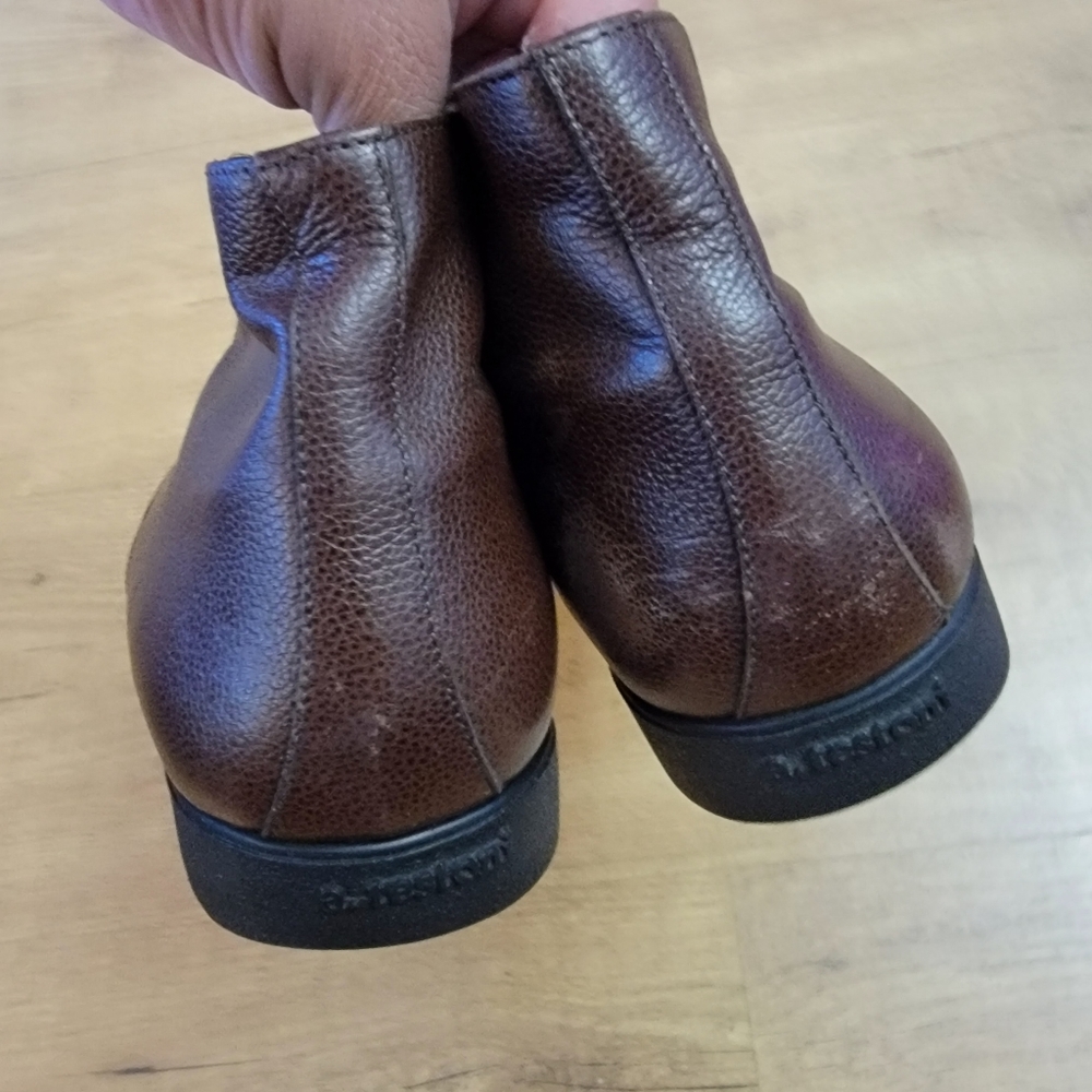 A. Testoni Basic Men Brown Leather Chukka Ankle B… - image 5